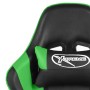 Silla gaming giratoria PVC verde en Sillas gaming | Comprar online en Foru.es