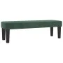 Box spring bed with dark green velvet mattress 140x190 cm by , Beds and slatted bases - Ref: Foro24-3137902, Price: 560,99 €,...