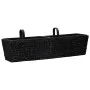 Conjunto de jardineras 2 piezas jacinto de agua negro de vidaXL, Maceteros y jardineras - Ref: Foro24-45582, Precio: 92,13 €,...