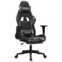 Gaming chair with footrest black camouflage synthetic leather by , Gaming chairs - Ref: Foro24-3143710, Price: 125,56 €, Disc...