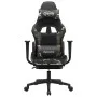 Gaming chair with footrest black camouflage synthetic leather by , Gaming chairs - Ref: Foro24-3143710, Price: 125,56 €, Disc...