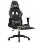 Gaming chair with footrest black camouflage synthetic leather by , Gaming chairs - Ref: Foro24-3143710, Price: 125,56 €, Disc...
