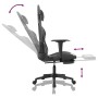 Silla gaming con reposapiés cuero sintético negro camuflaje de , Sillones para videojuegos - Ref: Foro24-3143710, Precio: 126...