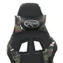 Gaming chair with footrest black camouflage synthetic leather by , Gaming chairs - Ref: Foro24-3143710, Price: 125,56 €, Disc...
