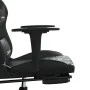 Gaming chair with footrest black camouflage synthetic leather by , Gaming chairs - Ref: Foro24-3143710, Price: 125,56 €, Disc...
