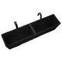 Conjunto de jardineras 2 piezas jacinto de agua negro de vidaXL, Maceteros y jardineras - Ref: Foro24-45582, Precio: 92,13 €,...