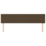 Cabeceros 2 unidades de tela marrón oscuro 80x5x78/88 cm de , Cabeceros y pies de cama - Ref: Foro24-346161, Precio: 54,52 €,...