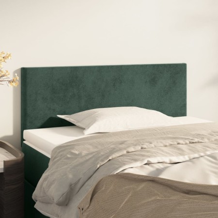 Cabecero de terciopelo verde oscuro 90x5x78/88 cm de , Cabeceros y pies de cama - Ref: Foro24-345761, Precio: 47,14 €, Descue...