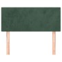 Cabecero de terciopelo verde oscuro 90x5x78/88 cm de , Cabeceros y pies de cama - Ref: Foro24-345761, Precio: 47,14 €, Descue...