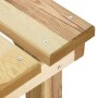 Banco de jardín de madera de pino impregnada 140 cm de , Bancos de jardín - Ref: Foro24-44899, Precio: 106,02 €, Descuento: %