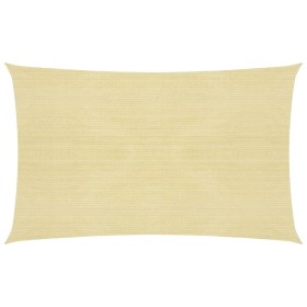 Toldo de vela HDPE beige 160 g/m² 2,5x4,5 m de , Sombrillas - Ref: Foro24-311125, Precio: 28,05 €, Descuento: %