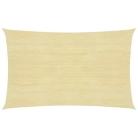 Toldo de vela HDPE beige 160 g/m² 2,5x4,5 m de , Sombrillas - Ref: Foro24-311125, Precio: 31,42 €, Descuento: %