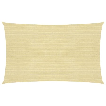 Toldo de vela HDPE beige 160 g/m² 2,5x4,5 m de , Sombrillas - Ref: Foro24-311125, Precio: 28,05 €, Descuento: %