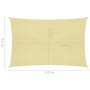 Toldo de vela beige HDPE 160 g/m² 3,5x4,5 m de , Sombrillas - Ref: Foro24-311131, Precio: 34,28 €, Descuento: %