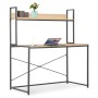 Escritorio para ordenador negro y roble 120x60x138 cm de , Escritorios - Ref: Foro24-20256, Precio: 105,14 €, Descuento: %