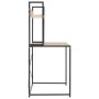 Escritorio para ordenador negro y roble 120x60x138 cm de , Escritorios - Ref: Foro24-20256, Precio: 105,14 €, Descuento: %
