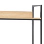 Escritorio para ordenador negro y roble 120x60x138 cm de , Escritorios - Ref: Foro24-20256, Precio: 105,14 €, Descuento: %