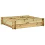 Arriate de madera impregnada 90x90x20 cm de , Maceteros y jardineras - Ref: Foro24-41914, Precio: 35,15 €, Descuento: %