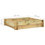 Arriate de madera impregnada 90x90x20 cm de , Maceteros y jardineras - Ref: Foro24-41914, Precio: 34,12 €, Descuento: %