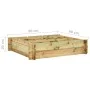 Arriate de madera impregnada 90x90x20 cm de , Maceteros y jardineras - Ref: Foro24-41914, Precio: 35,15 €, Descuento: %