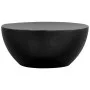 Hammered aluminum coffee table 70x30 cm black by , Coffee table - Ref: Foro24-246510, Price: 207,13 €, Discount: %
