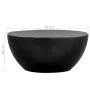 Hammered aluminum coffee table 70x30 cm black by , Coffee table - Ref: Foro24-246510, Price: 207,13 €, Discount: %