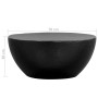 Mesa de centro de aluminio martillado 70x30 cm negro de , Mesas de centro - Ref: Foro24-246510, Precio: 203,66 €, Descuento: %