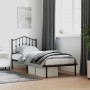 Estructura de cama con cabecero metal negro 80x200 cm de , Camas y somieres - Ref: Foro24-373780, Precio: 68,29 €, Descuento: %