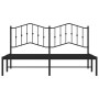 Estructura de cama con cabecero metal negro 183x213 cm de , Camas y somieres - Ref: Foro24-373794, Precio: 101,85 €, Descuent...