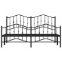Estructura de cama cabecero y pie de cama metal negro 160x200cm de , Camas y somieres - Ref: Foro24-373810, Precio: 117,89 €,...