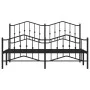 Estructura de cama cabecero y pie de cama metal negro 160x200cm de , Camas y somieres - Ref: Foro24-373810, Precio: 115,97 €,...