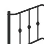 Estructura de cama cabecero y pie de cama metal negro 160x200cm de , Camas y somieres - Ref: Foro24-373810, Precio: 115,97 €,...