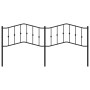 Cabecero de metal negro 200 cm de , Cabeceros y pies de cama - Ref: Foro24-373827, Precio: 38,45 €, Descuento: %