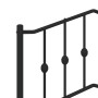 Cabecero de metal negro 200 cm de , Cabeceros y pies de cama - Ref: Foro24-373827, Precio: 38,45 €, Descuento: %