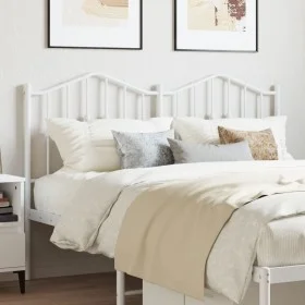 Cabecero de metal blanco 140 cm de , Cabeceros y pies de cama - Ref: Foro24-373871, Precio: 31,54 €, Descuento: %