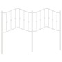 Cabecero de metal blanco 140 cm de , Cabeceros y pies de cama - Ref: Foro24-373871, Precio: 32,00 €, Descuento: %