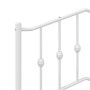 Cabecero de metal blanco 140 cm de , Cabeceros y pies de cama - Ref: Foro24-373871, Precio: 32,00 €, Descuento: %