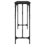 Mesa consola madera de ingeniería negra 200x29x75 cm de , Mesas auxiliares - Ref: Foro24-837777, Precio: 58,36 €, Descuento: %
