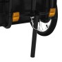 Remolque de bicicleta/carrito de mano acero negro 155x60x83 cm de vidaXL, Remolques para bicicletas - Ref: Foro24-91771, Prec...