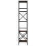 Librería 5 estantes madera ingeniería roble marrón 59x35x171cm de , Librerías y estanterías - Ref: Foro24-837626, Precio: 60,...