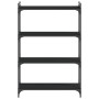 Librería de 4 estantes madera de ingeniería negro 80x30x120 cm de , Librerías y estanterías - Ref: Foro24-837672, Precio: 44,...