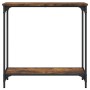 Mesa consola madera de ingeniería roble ahumado 75x30,5x75 cm de , Mesas auxiliares - Ref: Foro24-837709, Precio: 38,99 €, De...