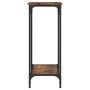 Mesa consola madera de ingeniería roble ahumado 75x30,5x75 cm de , Mesas auxiliares - Ref: Foro24-837709, Precio: 38,99 €, De...