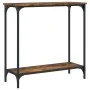 Konsolentisch aus geräuchertem Eichenholzwerkstoff, 75 x 30,5 x 75 cm von , Seitentische - Ref: Foro24-837709, Preis: 37,23 €...