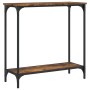Mesa consola madera de ingeniería roble ahumado 75x30,5x75 cm de , Mesas auxiliares - Ref: Foro24-837709, Precio: 38,99 €, De...