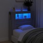 Cabecero LED madera ingeniería gris Sonoma 100x18,5x103,5 cm de , Cabeceros y pies de cama - Ref: Foro24-837335, Precio: 59,8...
