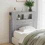 Cabecero LED madera ingeniería gris Sonoma 100x18,5x103,5 cm de , Cabeceros y pies de cama - Ref: Foro24-837335, Precio: 59,8...