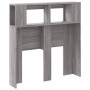 Cabecero LED madera ingeniería gris Sonoma 100x18,5x103,5 cm de , Cabeceros y pies de cama - Ref: Foro24-837335, Precio: 59,8...