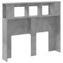 Cabecero LED madera ingeniería gris hormigón 120x18,5x103,5 cm de , Cabeceros y pies de cama - Ref: Foro24-837340, Precio: 84...