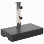 Base de sombrilla de granito rectangular negro 25 kg de vidaXL, Bases para sombrillas - Ref: Foro24-45067, Precio: 72,61 €, D...